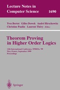 Cover: Theorem Proving in Higher Order Logics - Springer