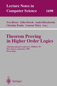 Enlarge image Cover: Theorem Proving in Higher Order Logics - Springer
