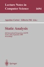 Cover: Static Analysis - Springer