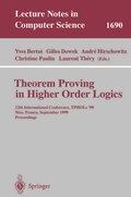 Cover: Theorem Proving in Higher Order Logics - Springer