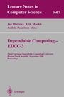 Cover: Dependable Computing - EDDC-3 - Springer