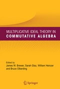 Cover: Multiplicative Ideal Theory in Commutative Algebra - Springer