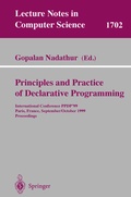 Cover: Principles and Practice of Declarative Programming - Springer