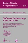 Cover: Software Engineering - ESEC/FSE '99 - Springer