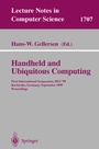 Cover: Handheld and Ubiquitous Computing - Springer