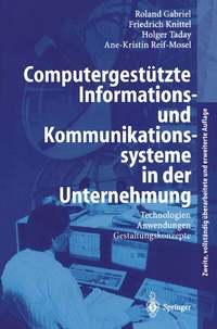 Enlarge image Cover: Computergestützte Informations- und Kommunikationssysteme in der Unternehmung - Springer