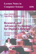 Cover: Research and Advanced Technology for Digital Libraries - Springer