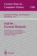Cover: FM'99 - Formal Methods - Springer