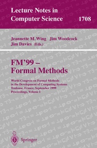 Enlarge image Cover: FM'99 - Formal Methods - Springer