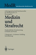 Cover: Medizin und Strafrecht - Springer