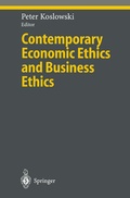 Cover: Contemporary Economic Ethics and Business Ethics - Springer