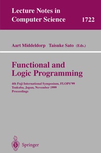 Enlarge image Cover: Functional and Logic Programming - Springer