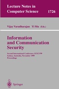 Cover: Information and Communication Security - Springer