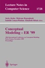 Cover: Conceptual Modeling ER'99 - Springer