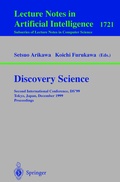 Cover: Discovery Science - Springer