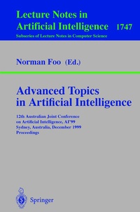 Enlarge image Cover: Advanced Topics in Artificial Intelligence - Springer