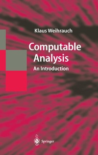 Enlarge image Cover: Computable Analysis - Springer