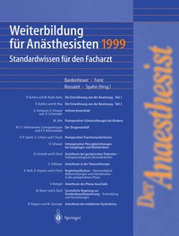 Abbildung von: Weiterbildung für Anästhesisten 1999 - Springer