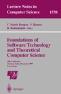 Cover: Foundations of Software Technology and Theoretical Computer Science - Springer