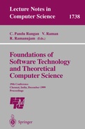 Cover: Foundations of Software Technology and Theoretical Computer Science - Springer
