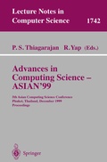 Cover: Advances in Computing Science - ASIAN'99 - Springer