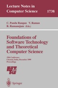 Cover: Foundations of Software Technology and Theoretical Computer Science - Springer