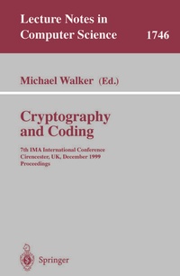 Abbildung von: Cryptography and Coding - Springer