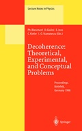 Cover: Decoherence: Theoretical, Experimental, and Conceptual Problems - Springer