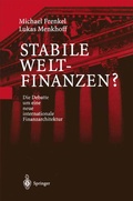 Cover: Stabile Weltfinanzen? - Springer