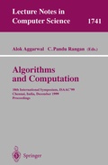 Cover: Algorithms and Computations - Springer