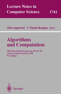 Enlarge image Cover: Algorithms and Computations - Springer