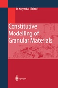 Cover: Constitutive Modelling of Granular Materials - Springer