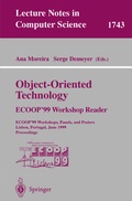 Cover: Object-Oriented Technology. ECOOP'99 Workshop Reader - Springer