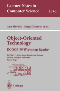 Enlarge image Cover: Object-Oriented Technology. ECOOP'99 Workshop Reader - Springer