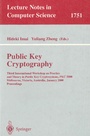 Cover: Public Key Cryptography - Springer