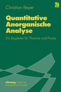 Cover: Quantitative Anorganische Analyse - Springer