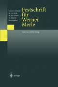 Cover: Festschrift f&uuml;r Werner Merle - Springer