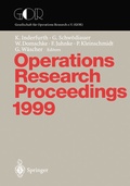 Cover: Operations Research Proceedings 1999 - Springer