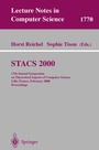 Cover: STACS 2000 - Springer