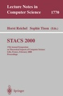 Cover: STACS 2000 - Springer