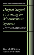 Cover: Digital Signal Processing for Measurement Systems - Springer
