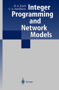 Enlarge image Cover: Integer Programming and Network Models - Springer