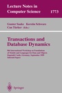 Cover: Transactions and Database Dynamics - Springer
