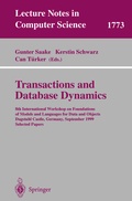 Cover: Transactions and Database Dynamics - Springer