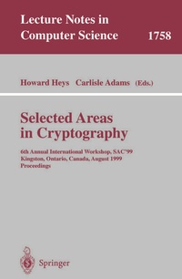 Abbildung von: Selected Areas in Cryptography - Springer
