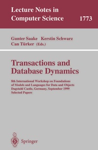 Enlarge image Cover: Transactions and Database Dynamics - Springer