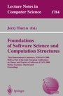 Cover: Foundation of Software Science and Computation Structures - Springer