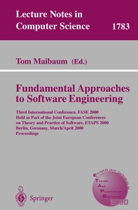 Enlarge image Cover: Fundamental Approaches to Software Engineering - Springer
