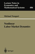 Cover: Nonlinear Labor Market Dynamics - Springer