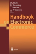 Cover: Handbook on Electronic Commerce - Springer